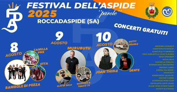 Immagine per Manca Poco al Festival dell Aspide 2025 - Roccadaspide Pronta per Tre Giorni di Spettacoli Straordinari