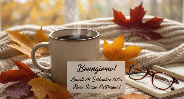 Immagine per Buongiorno e buon Lunedì 29 Settembre: le frasi più belle